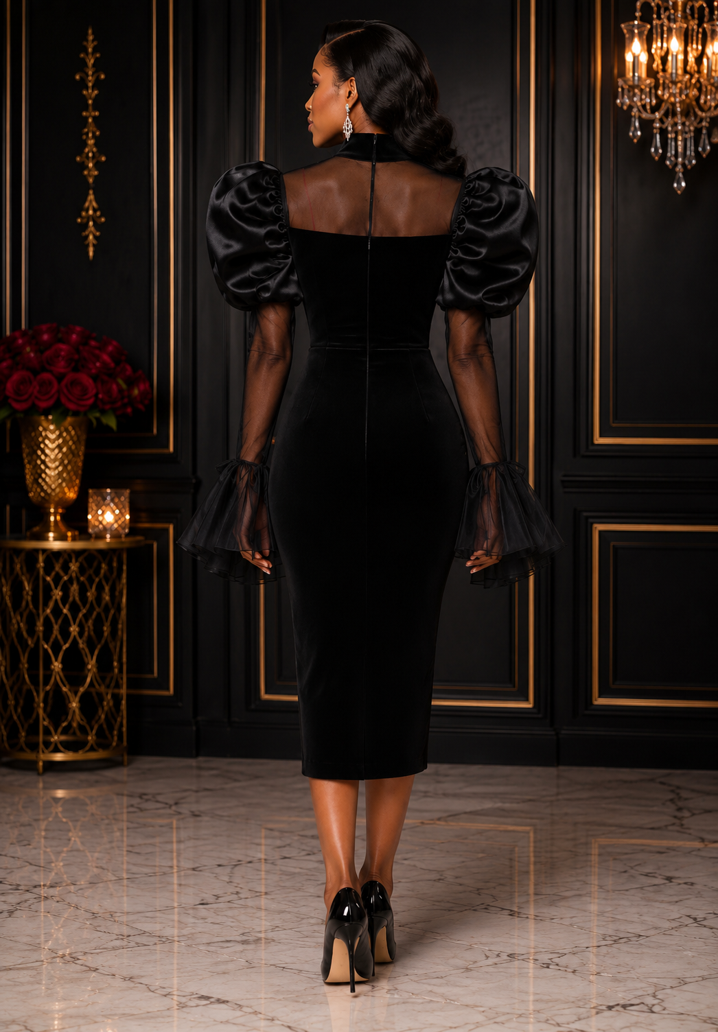 Sunday's Best Black Dress